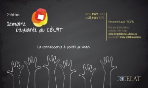 Affiche 2e Semaine étudiante trafiquée