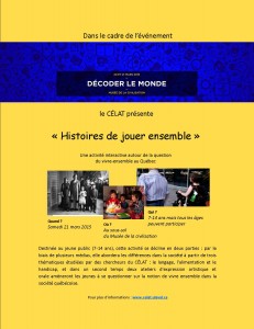 affiche histoires de jouer ensemble