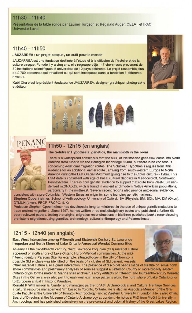 Table ronde Découverte et redécouverte page 2