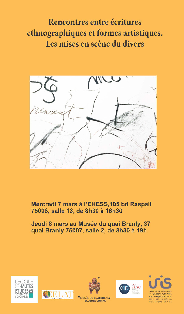 Affiche Rencontre entre écritures ethno...