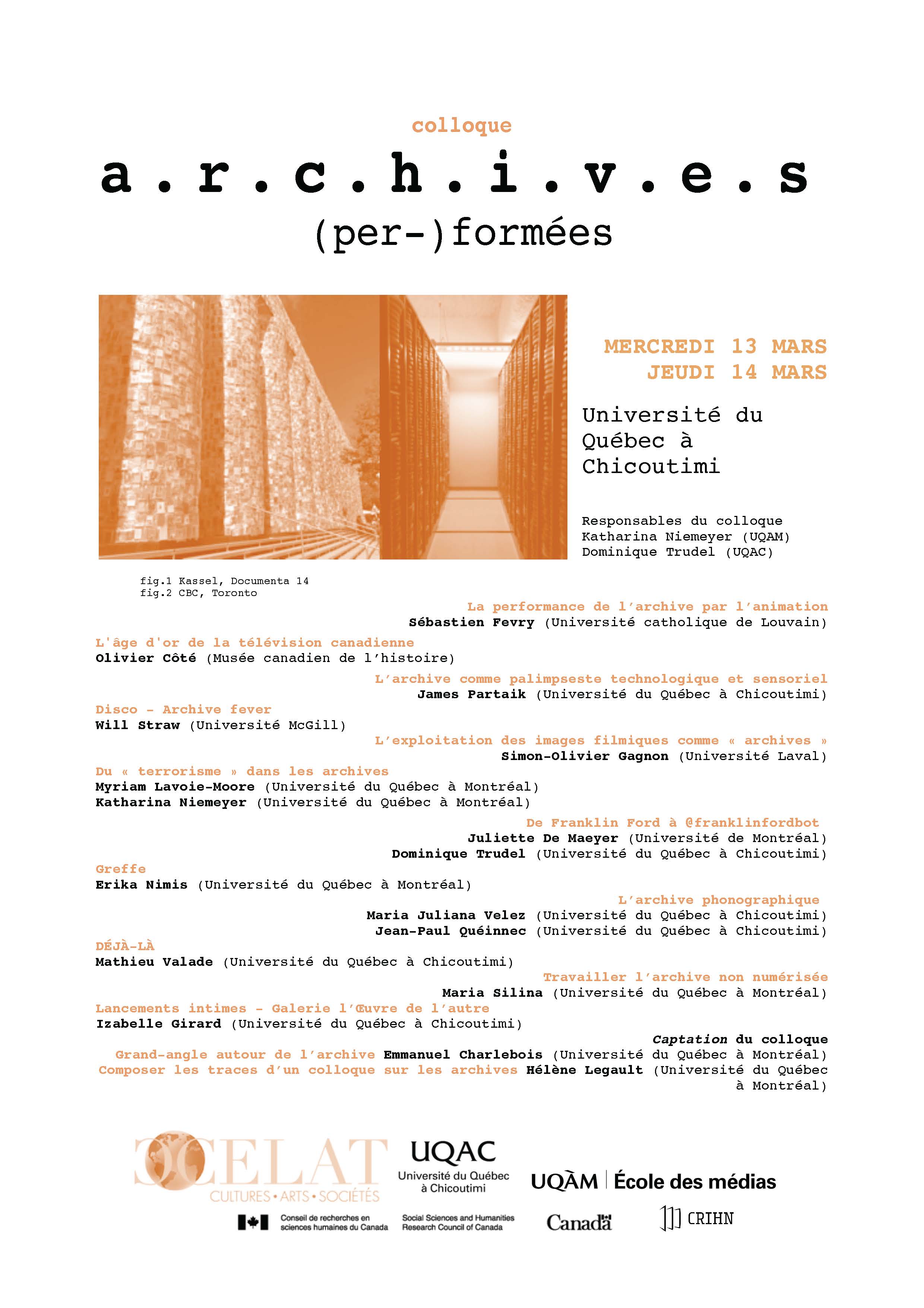 affiche colloque archives